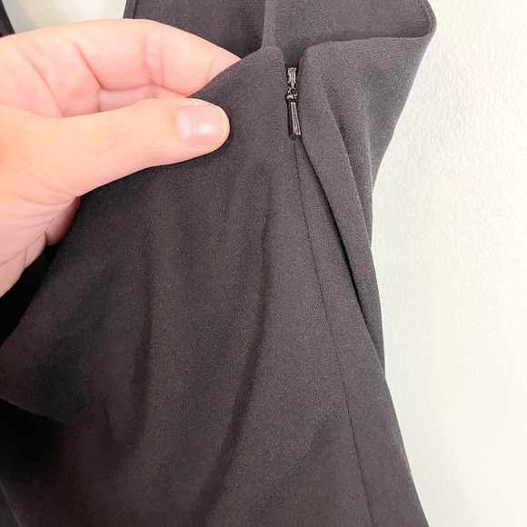 Haute Hippie Women's Black Side Zip Cowl Neck One Cold Shoulder Mini Dress Small - Picture 7 of 9